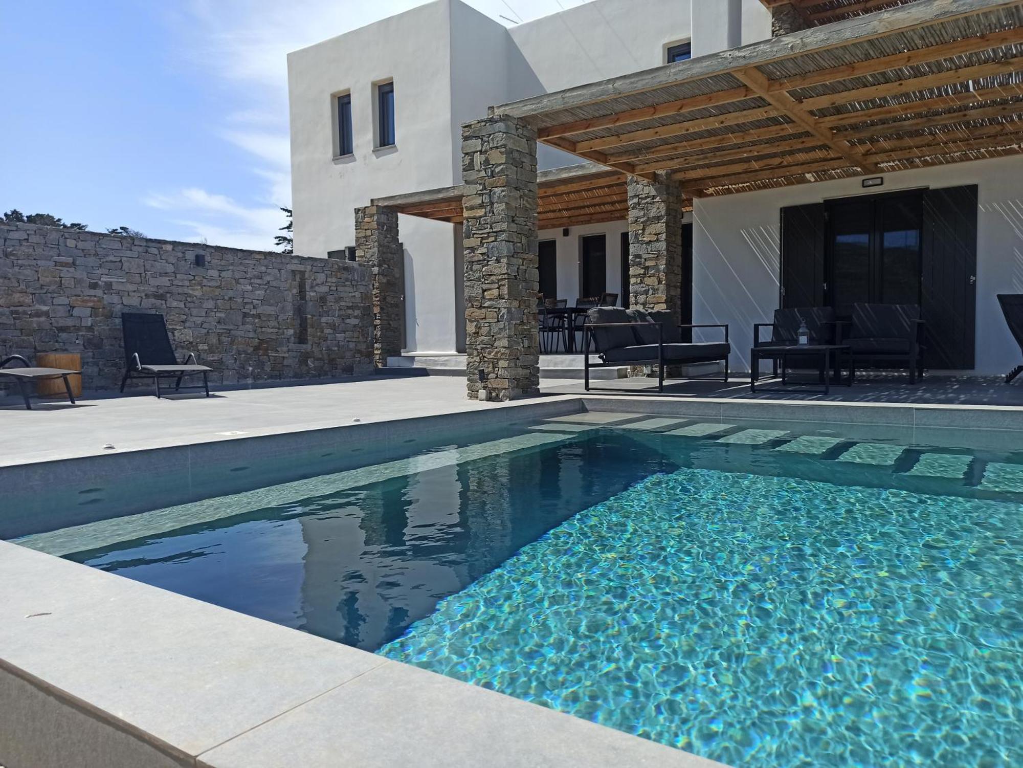 Vastblue Of Paros Lejlighedshotel Ampelas Eksteriør billede