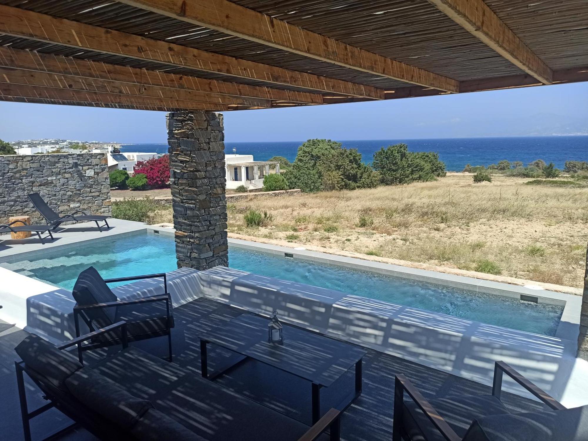 Vastblue Of Paros Lejlighedshotel Ampelas Eksteriør billede